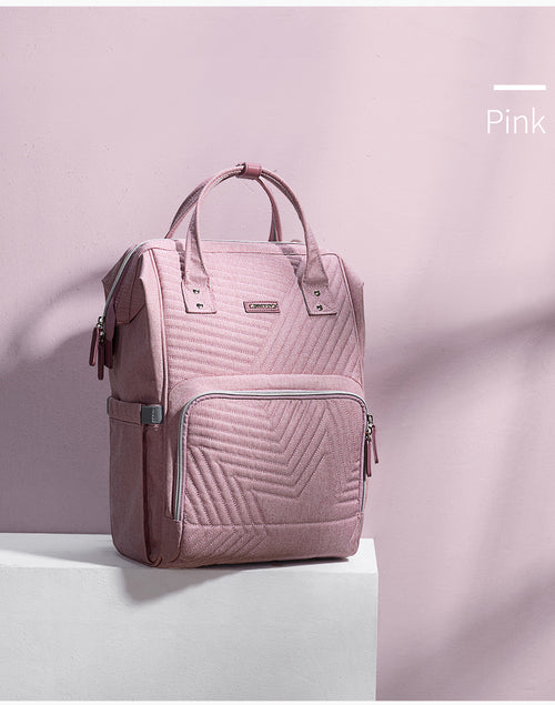 Modern Quilted Diaper Bag Backpack - Waterproof with USB Port | Pureli Baby