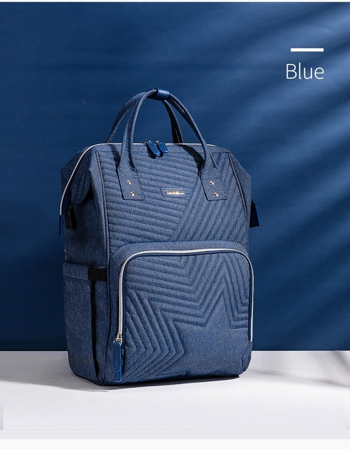 Modern Quilted Diaper Bag Backpack - Waterproof with USB Port | Pureli Baby