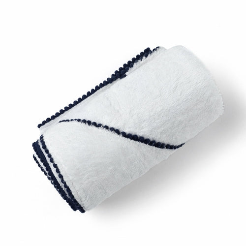 Bamboo Baby Hooded Towel with Pom Poms - Soft Luxury Bath Cape | Pureli Baby